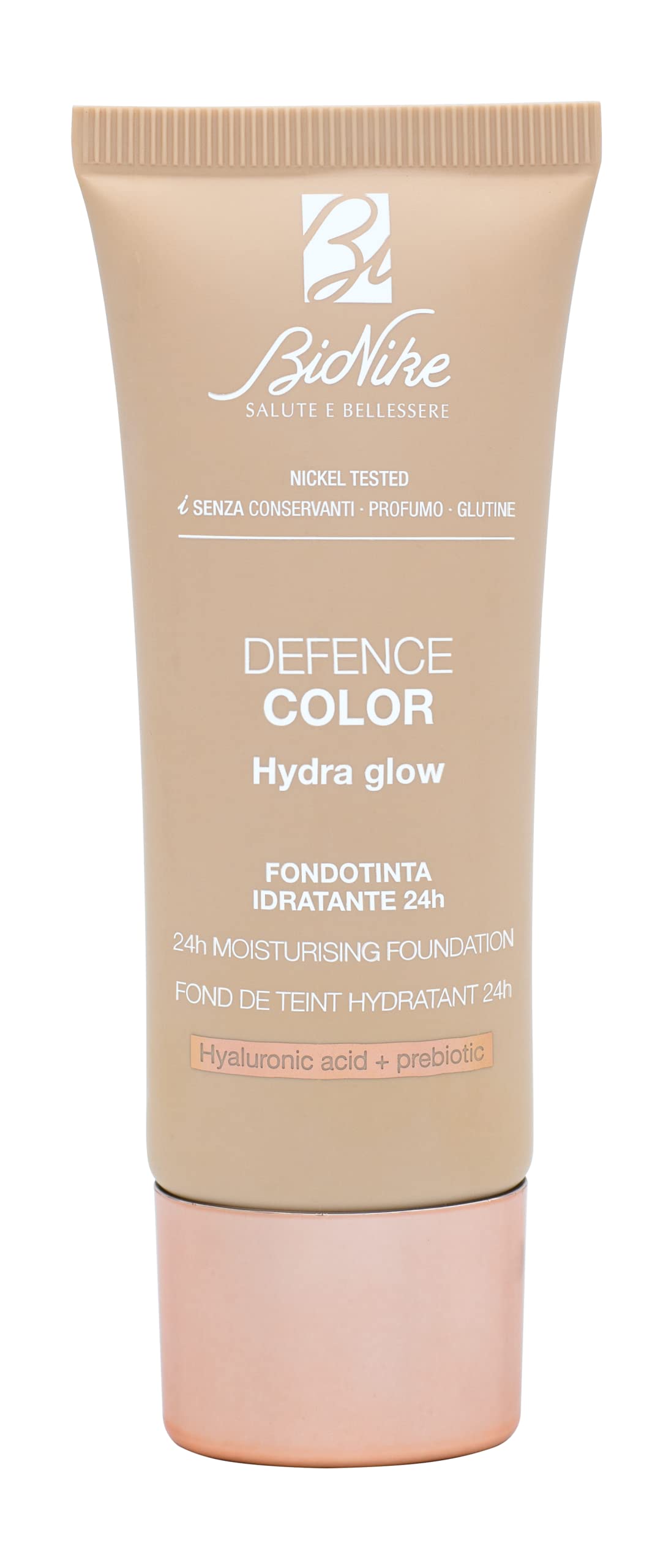 BioNike Defence Color Foundation Hydra Glow Feuchtigkeitsspendend 24h 30ml - 102 Cremes