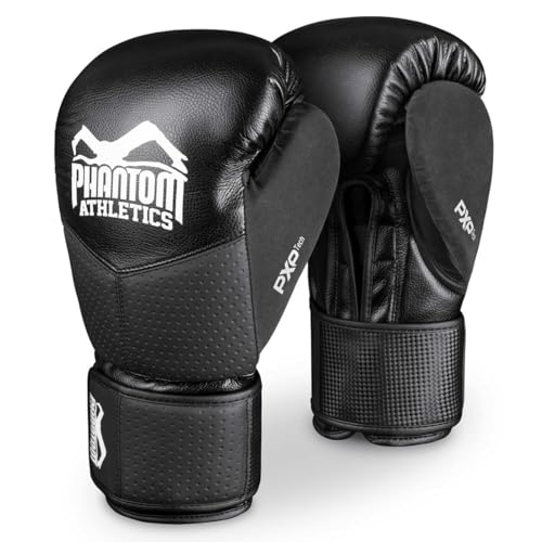 Phantom Athletics - Boxhandschuhe RIOT Pro (RIOT Pro - Schwarz, 12 Oz)