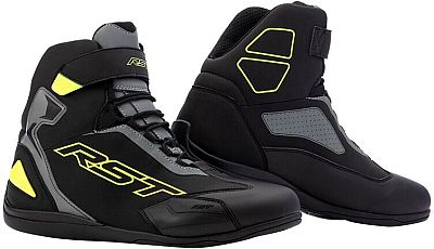 RST Sabre Moto Shoe Mens CE Boot Black/Grey/Flo Yellow