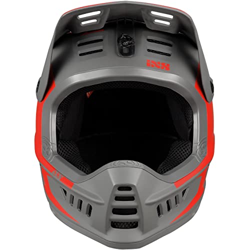 IXS Helmet XACT EVO Red-Graphite LXL (60-62cm) Helm, Erwachsene, Unisex, Rot