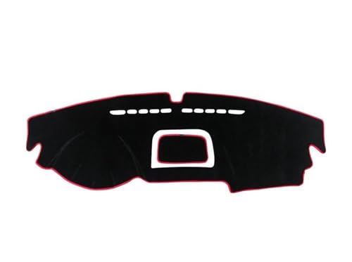 Auto-Armaturenbrett-Abdeckpolster Für VW Für Tiguan MK1 2007 2008 2009 2010 2011 2012 2013 2014 2015 Zubehör Auto Dashboard Sonnenschutz Matte Auto Styling Auto-Armaturenbrettmatte (Color : A Red Sid