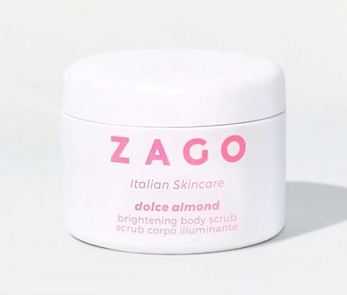Zago Milano Süße Almond Körperpeeling Aufhellung Geeignet für alle Hauttypen VEGAN Made in Italy 370 g