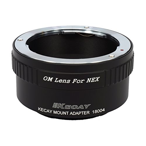 KECAY® Objektivadapter für Olympus OM Zuiko Objektiv an Sony NEX E-Mount Kamera, NEX-3, NEX-3C, NEX-5, NEX-5C, NEX-5N, NEX-5R, NEX-6, NEX-7, NEX-F3, NEX-VG10, VG20