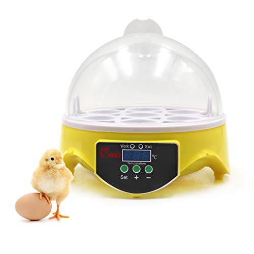 Brutmaschine Geflügelbrutkasten, manueller Eierwender Inkubator, intelligente Temperaturkontrolle, Inkubator mit LED Digitalanzeige, geeignet für Hühner, Enten,Wachteln(EU)