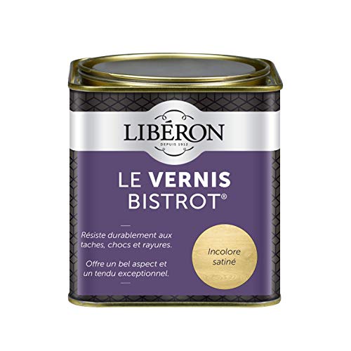 Liberon 536474 Vernis bistrot Lack 0,5 l seidenmatt farblos