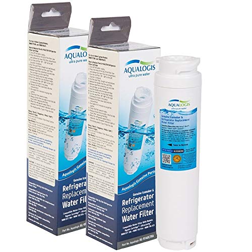 Aqualogis Kühlschrank Wasserfilter Ersatz kompatibel mit Bosch Ultra Clarity 644845, Siemens Neff Miele 740560/00740560 / 9000194412 / REPLFLTR10 / Bypass Cartridge 2pk