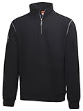 Helly Hansen Workwear Sweatshirt mit Reißverschluss Oxford HZ Sweater 990, Größe XL, schwarz, 79027