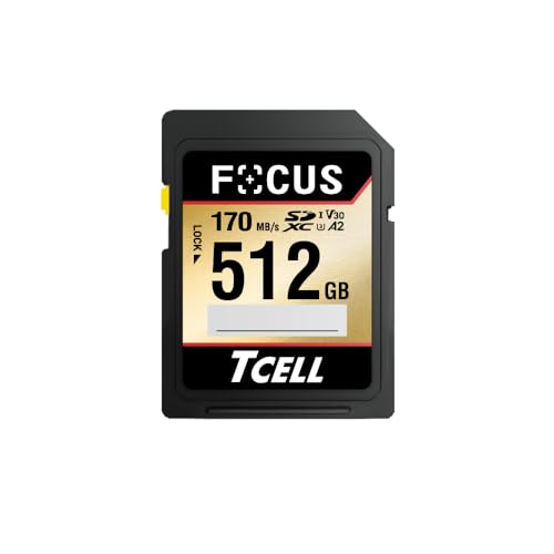 TCELL Focus 512GB A2 SDXC UHS-I U3 V30 170/125MB/s