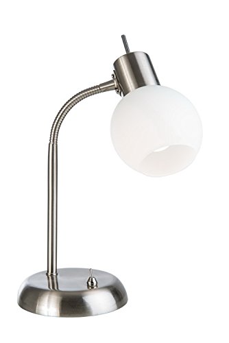 Nino LED Tischleuchte LOXY - Opalglas, Flexarm - Lampe Leuchte Hängelampe Deckenlampe Wohnzimmerlampe