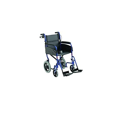 Transit-Rollstuhl ALU LITE blau SB40.5,ST43, Handbetriebene Standard-Rollstühle