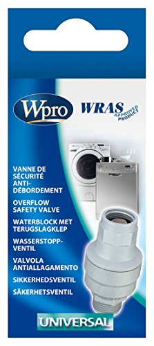 Wpro ACQ001 Waschmaschinenzubehör/ Wasserstoppventil/ Universell/ Für Waschmaschinen und Geschirrspüler