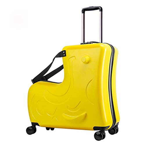 OYHN Kinderkoffer Spielzeug Kindergepäck auf Rädern kindergepäck Trolley kinderkoffer mädchen Trolley Kinderkoffer Handgepäck für,E,20 inches