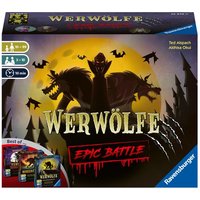 Ravensburger 26858 - Werwölfe - Epic Battle, Best-of der Spielereihe für 3-10 Spieler, Gesellschaftsspiel ab 10 , Partyspiel