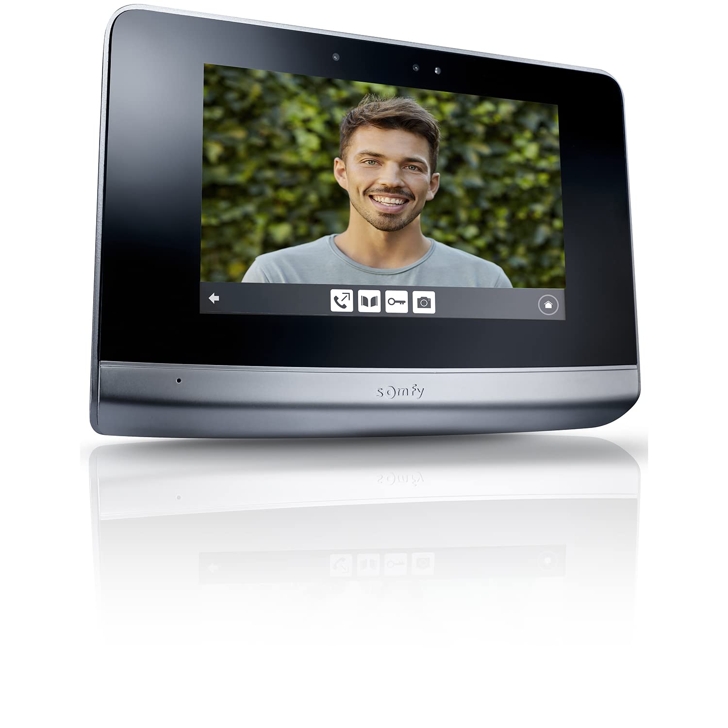 Somfy 2401458 - Touchscreen Display zur Erweiterung der V500 RTS Video-Türsprechanlage | 7" Farbmonitor