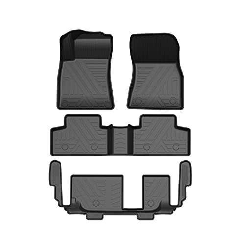 JTSGHRZ Auto Fußmatten Auto Fußmatten Wasserdichtes rutschfestes Auto Interieur, für Mercedes Benz GLB-Klasse 2020 7-Sitzer