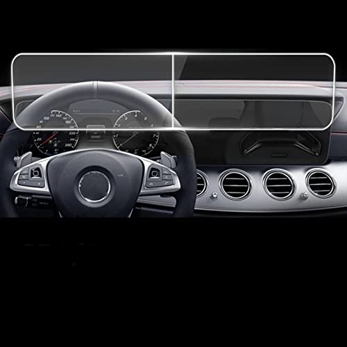 CHEVVY Displayschutzfolien 12,3-Zoll-Auto-GPS-Navigations-Displayschutzfolie Aus Gehärtetem Glas Für Mercedes-Benz E-Klasse W213 W222 2017 2018 2019 2020 2021