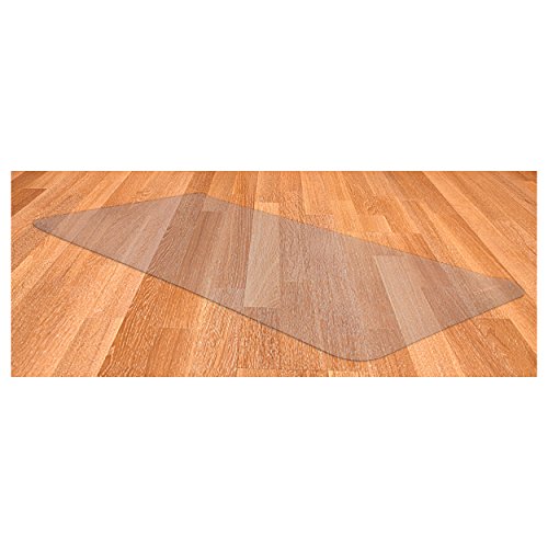 Sport-Tec Bodenschutzmatte Bodenschutz Laminat Parkett Teppich Bürostuhl 100x70 cm
