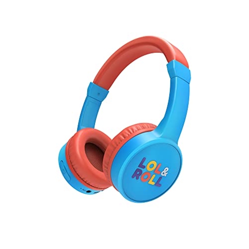 Energy Sistem LOL&Roll Pop Kids Bluetooth Headphones (In-Ear-Kopfhörer, Kinder Music Share, Bluetooth 5.1, 85 dB Volume Limit, Mic) - Blau