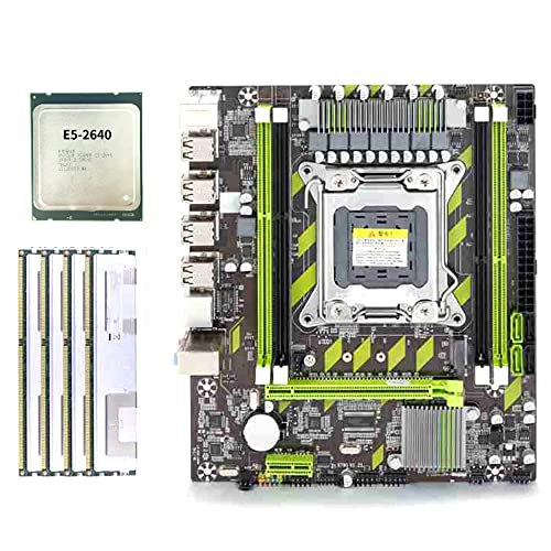 FURREN X79 Xeon E5 2640 CPU E5-2640 mit LGA2011 4 Stück x 4 GB = 16 GB Speicher DDR3 RAM PC3 10600R 1333 MHz