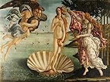 MZlier Malen Nach Zahlen Berühmte Renaissance-Gemälde Ölfarbe Kreuzstich-Kit Erwachsene Home Decor Mother'S Gift M082606Z 40x50CM Gerahmt