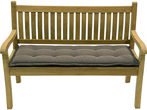 Bankauflage Bankkissen Gartenbank Sitzkissen Kissen Auflage Palettenkissen 150x6 (150 x 50 cm, Taupe)