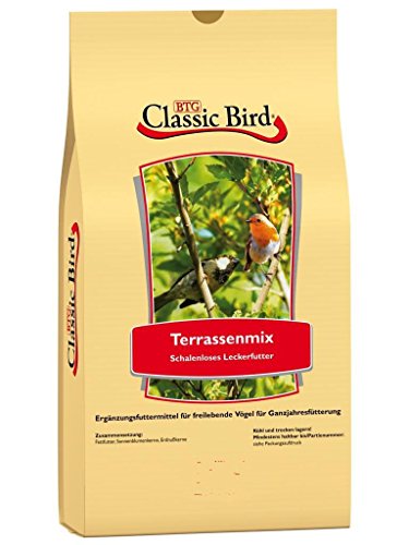 Classic Bird Terassenmix | 4x 2,5kg Wildvogelfutter ganzjährig