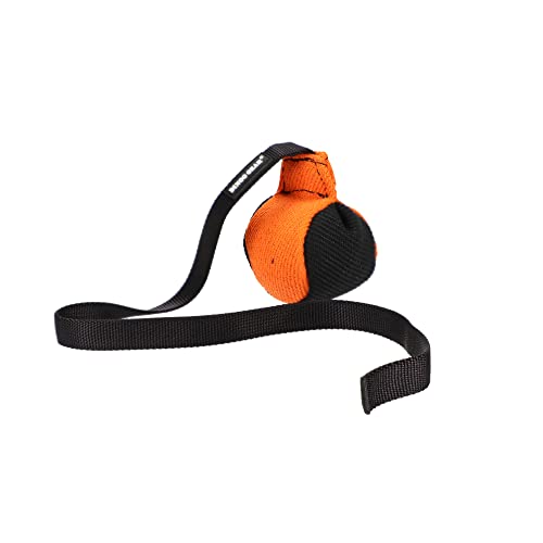 Dingo Gear Training-Spielzeug French-Material Nylcot Training Spiel Apport IGP K9 Obedience (Orange, Kleine Bäll mit Griff)