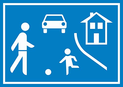 HB-Druck Spielstraße Schild Verkehrberuhigung A2