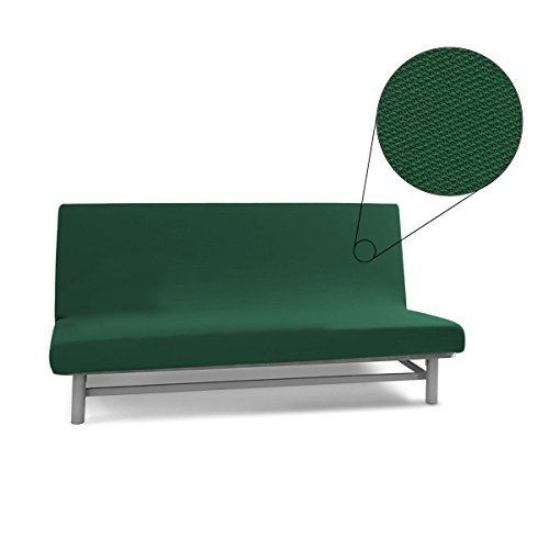 BIANCALUNA Sofabezug ohne Armlehnen 3-Sitzer Queen Genius 170 bis 220 cm R184 Olive