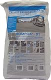 ROMPOX® - D1 2K-Epoxidharz Pflasterfugenmörtel 27,5 kg - neutral - der bewährter 2-Komponenten Epoxidharz Pflasterfugenmörtel ROMPOX® - D1 ist ein echter Allrounder