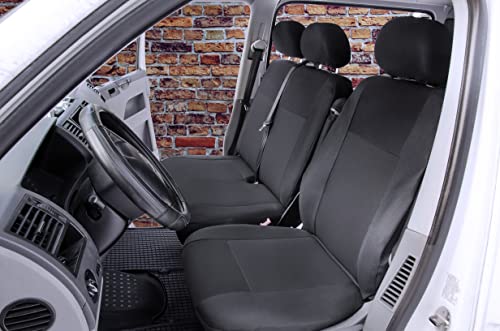 Sitzbezüge passgenau Schonbezüge geeignet für VW T5 Multivan Bj. 2003-2015 DREI Reihen 9-Sitzer