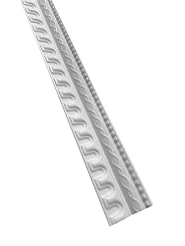 Deckenleisten Polystyrol like Styropor XPS Stuckleisten Nachbildungleisten Abschlussleiste Decke Wand Zierprofile Styroporleisten (M19)