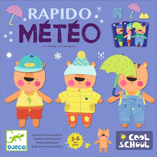 DJECO Cool School Wettervorhersage Rapido