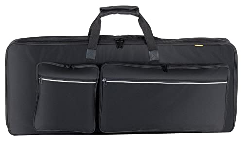 McGrey Ecobag Keyboardtasche Größe B - Reiß- und wasserfest - Innenmaße: 98 x 40 x 15 cm - Großzügige Schaumstoffpolsterung - Verstellbare Rucksackgurte - 2 große Außentaschen - Schwarz