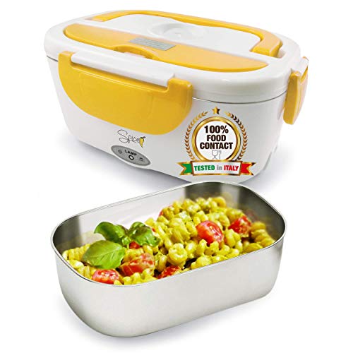 Spice Elektrische Lunch box Amarillo INOX, tragbar, Thermo Speisebehälter