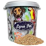 Lyra Pet® | 10 kg Wellensittichfutter + 30 L Tonne | Alleinfutter für Wellensittiche | Vogelfutter für Ziervögel | Nährstoffreiches Futter für das Ganze Jahr | Energiespender für Sittiche | Artgerecht