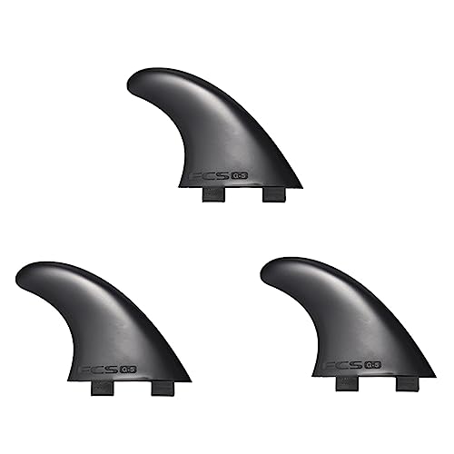 Aposous 9 Stück Kunststoff Nylon + Fiberglas schwarz für Surfflossen G5 Größe Surfbrett-Zubehör