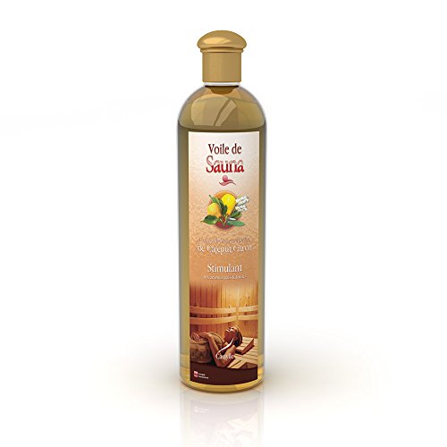 Camylle - Voile de Sauna - Saunaduft aus reinen ätherischen Ölen - Kajeput/Zitron - Stimulierend - 500ml