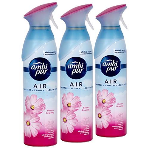 AMBI PUR Spray Lufterfrischer Flower and Spring 300 ml - 3 Stück pro Pack