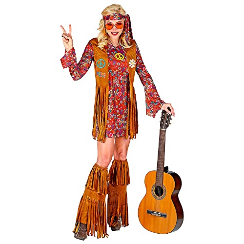 Widmann 02869 Kostüm Hippie, Damen, Bunt, XS