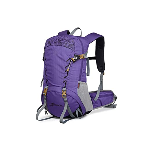 Bqxxdeo 30L Camping Outdoor Taschen Reiserucksack Atmungsaktiver Mehrzweck Trekking Bergsteigen Rucksack Purple
