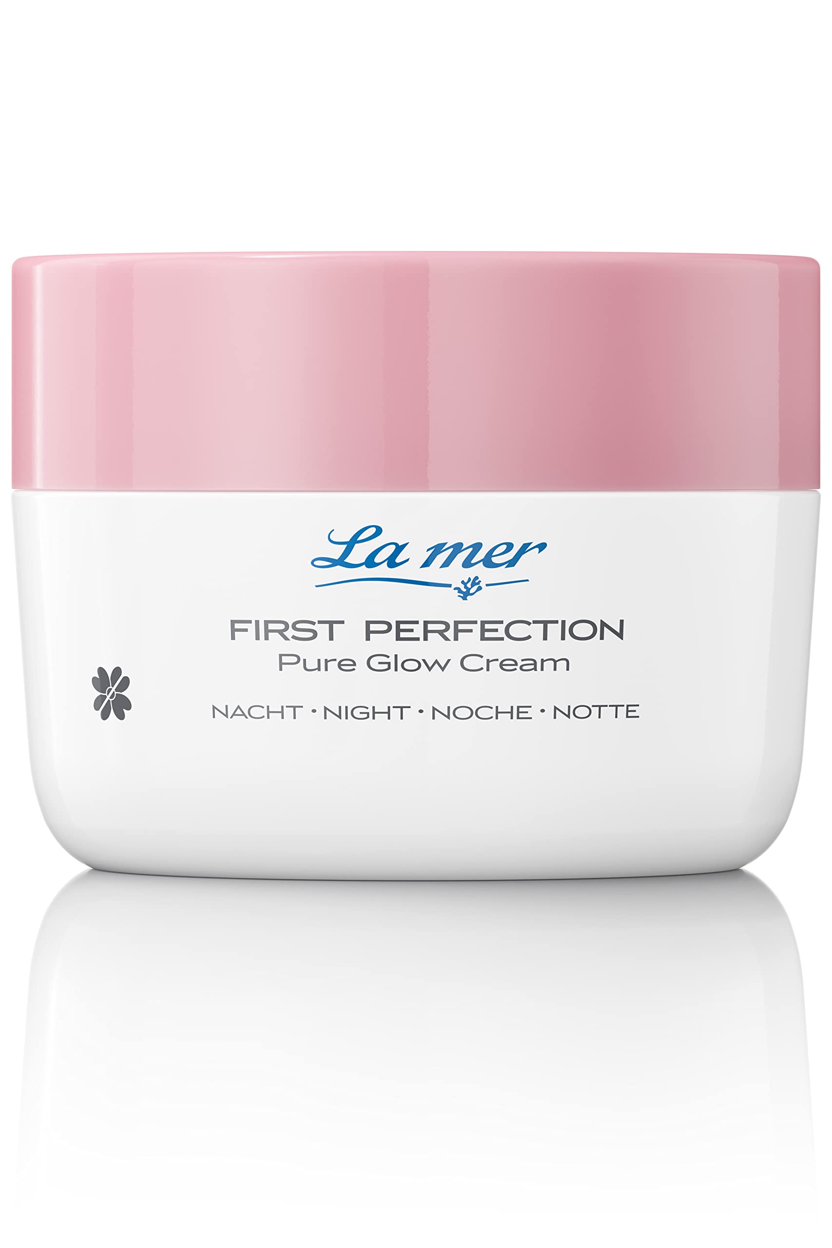 La mer First Perfection Pure Glow Cream Nacht - Regenerierende Nachtcreme - Anti Aging Wirkung - Feuchtigkeitsspendend und beruhigend - Für ein jugendliches Hautbild - 50 ml