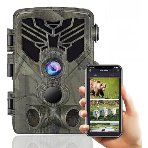 Suntek Wildkamera WLAN Bluetooth 36MP 4K mit App Jagdkamera Handyübertragung Nachtsicht