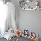 SpirWoRchlan Betthimmel für Kinder, Moskitonetz zum Aufhängen, Spiel- und Lesezelt für innen und außen, Bett-/Schlafzimmerdekoration, Insektenschutz, (Höhe: 240 cm） (Weiß)