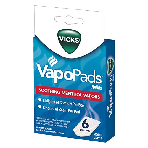 Vicks VapoPads, 6 Zählen Refill Pads, vsp-19