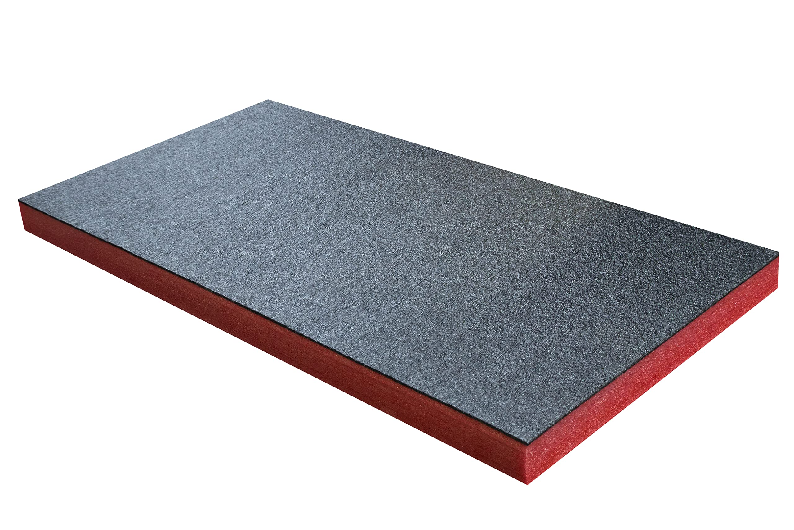 Shadow Foam Medium Sheet - 1000mm x 500mm | Schneiden und Abziehen Schaumstoff für Werkzeugkasten-Organisation (50mm, Rot)