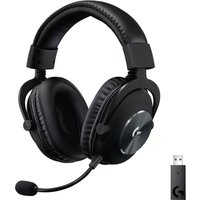 Logitech G PRO X kabelloses, PC-kompatibles Gaming-Headset mit Blue VOICE Mikrofontechnologie, 50 mm PRO-G Lautsprecher, DTS Headphone:X 2.0 Surround Sound, Memory-Foam-Polsterung