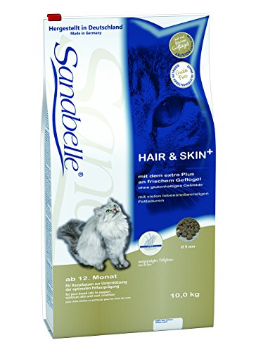 Sanabelle Hair und Skin Katzenfutter, 1er Pack (1 x 10 kg)