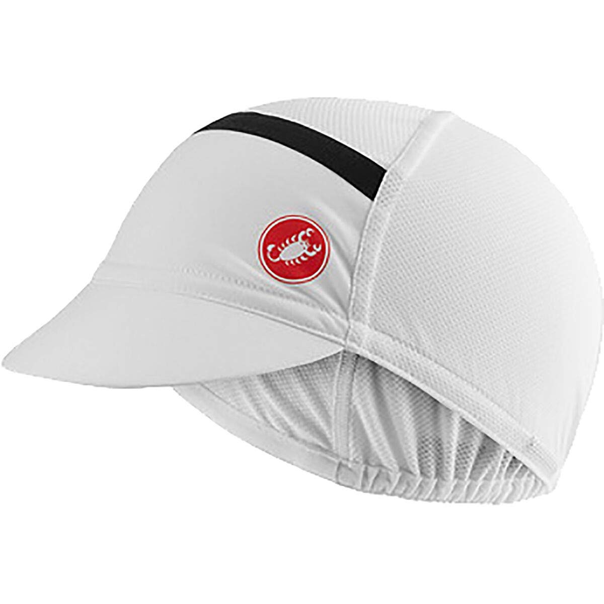 CASTELLI Ombra Cycling Cap Hat, Weiß, Einheitsgröße