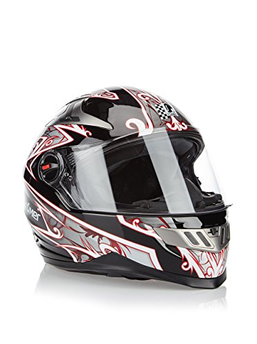 Römer Motorradhelm Ulm RR 200i Integral, schwarz/rot, XS, 200231